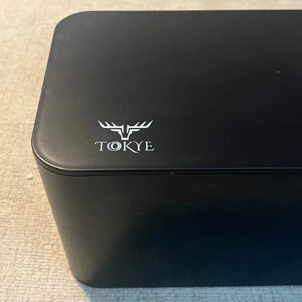 Tokye Cable Management Box Black Cord Organizer Power Strip Hider Desk Storage